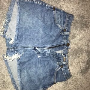 Wrangler high waisted shorts